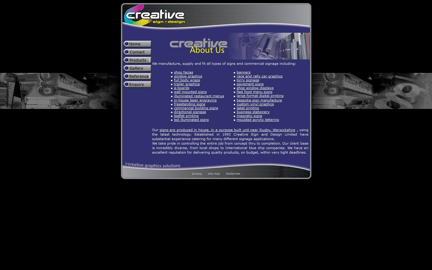 Creative Sign & Design Ltd Website