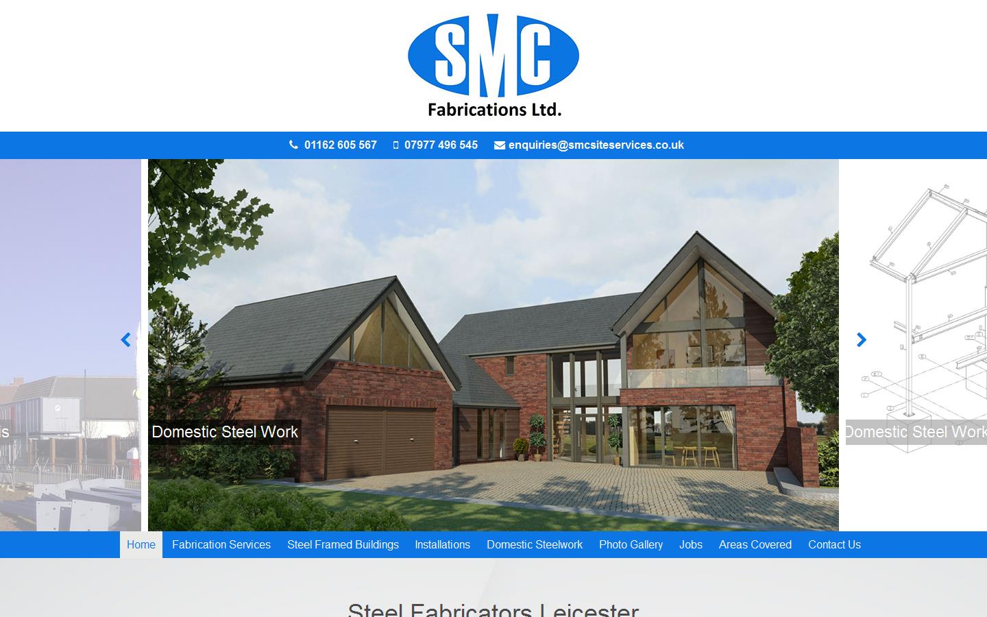 SMC Fabrications Ltd Website