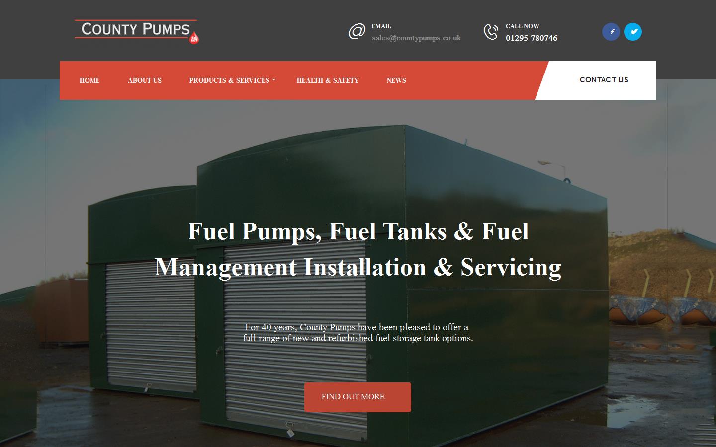 County Pumps Website