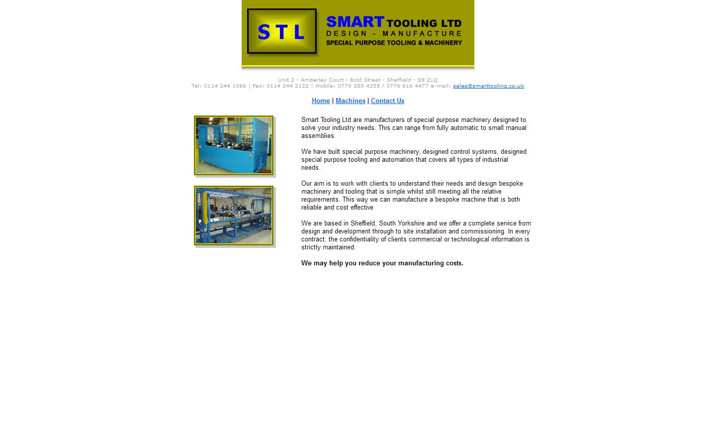 Smart Tooling Ltd Website