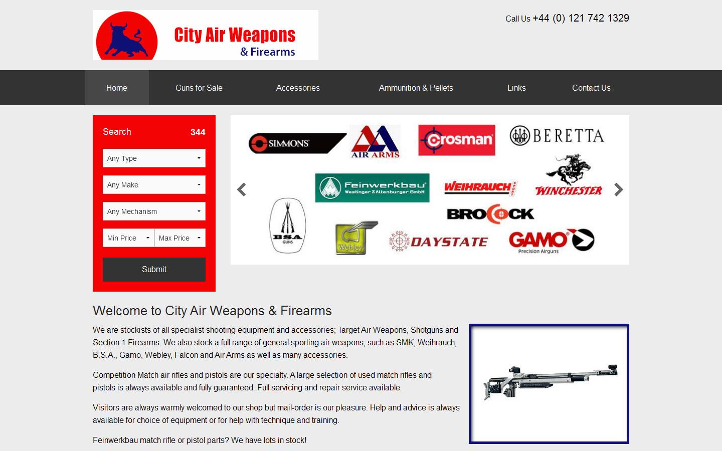 City Air Weapons & Firearms Website