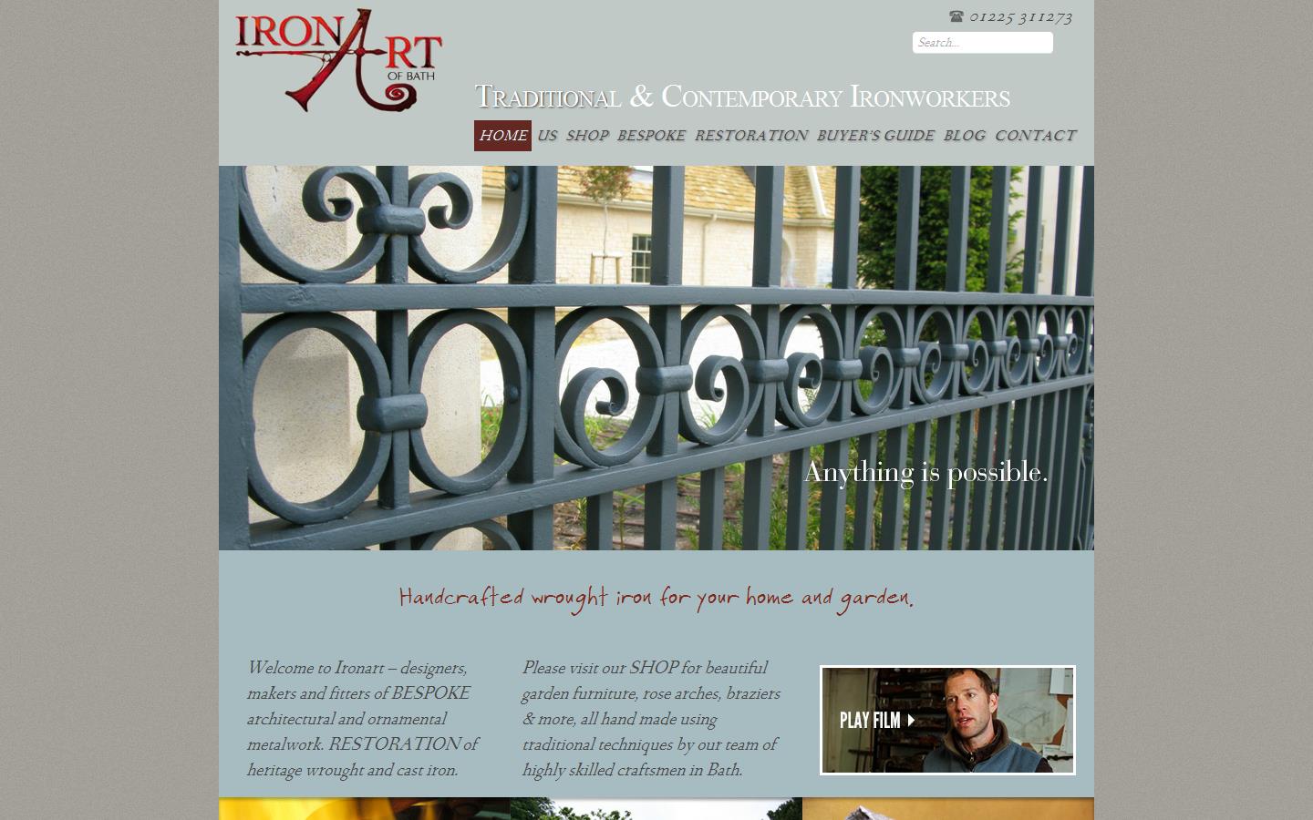 Iron Art Website