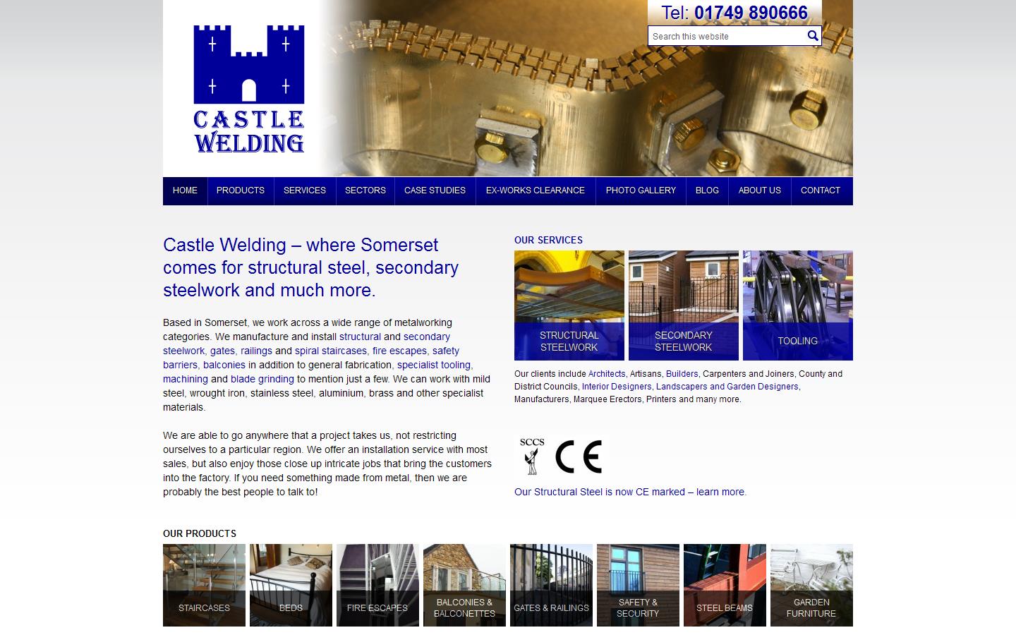 Castle Welding Website