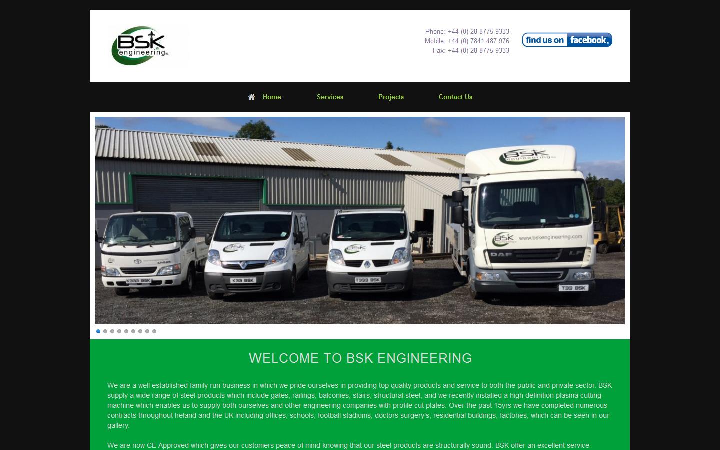 B S K Engineering Website
