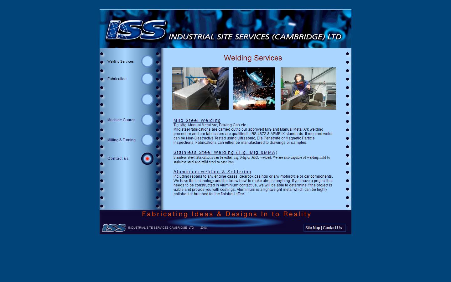 Industrial Site Services Website