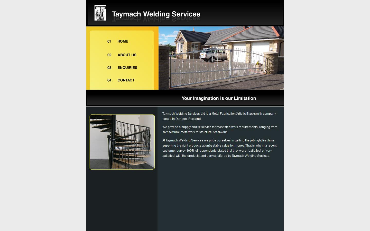 Taymach Welding Services Website