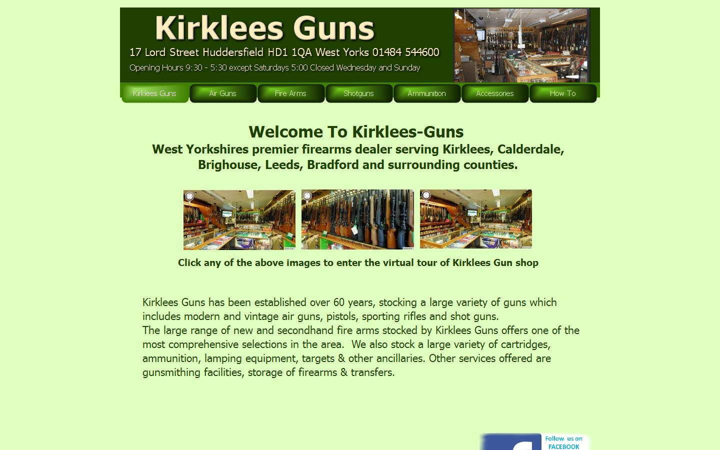 Kirklees Guns Website