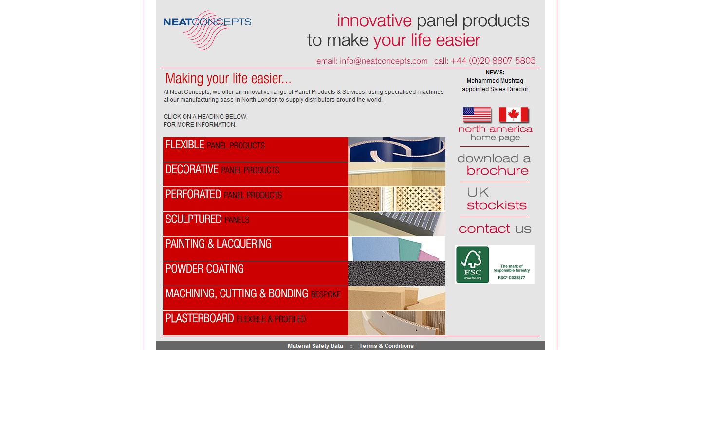 Neat Concepts Ltd Website