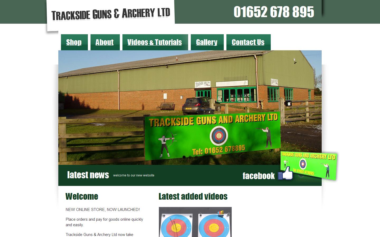 Trackside Guns & Archery Ltd Website