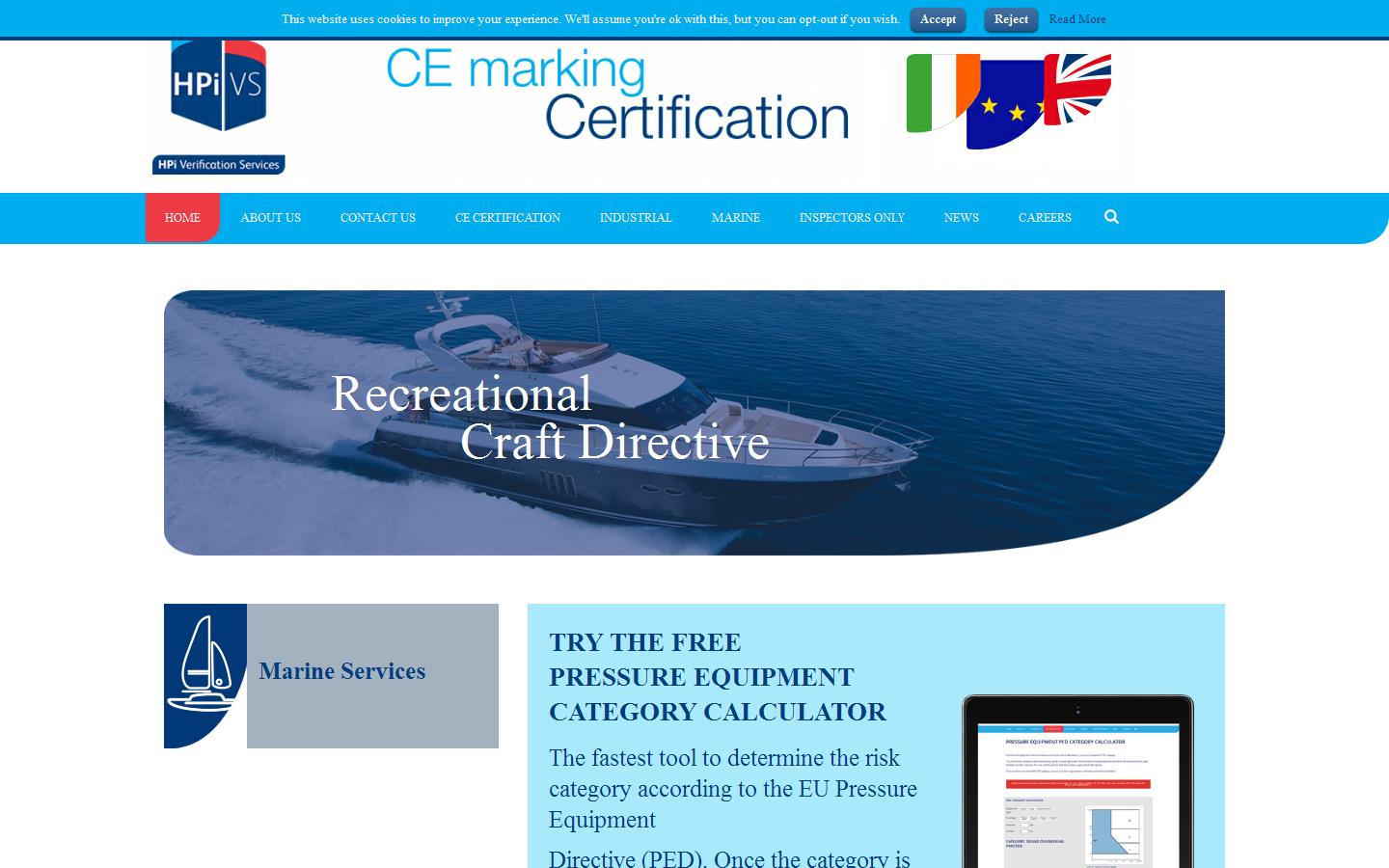 H P I Verification Services Website