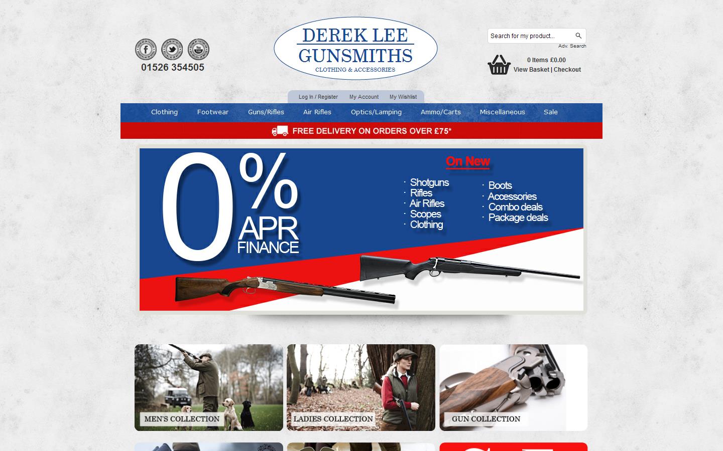 Dereck Lee Gunsmiths Ltd Website