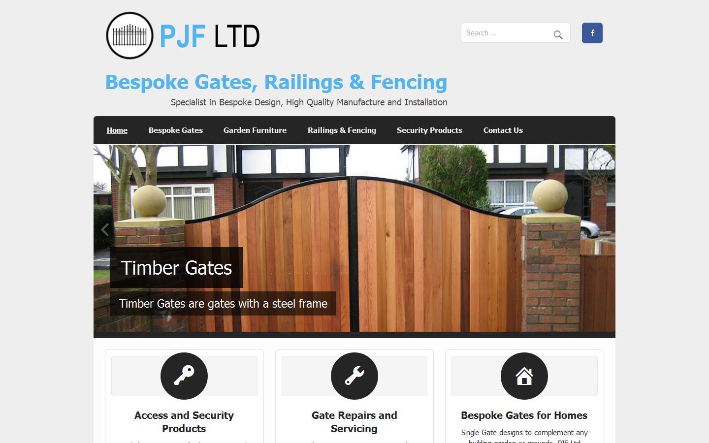 PJF Ltd Website