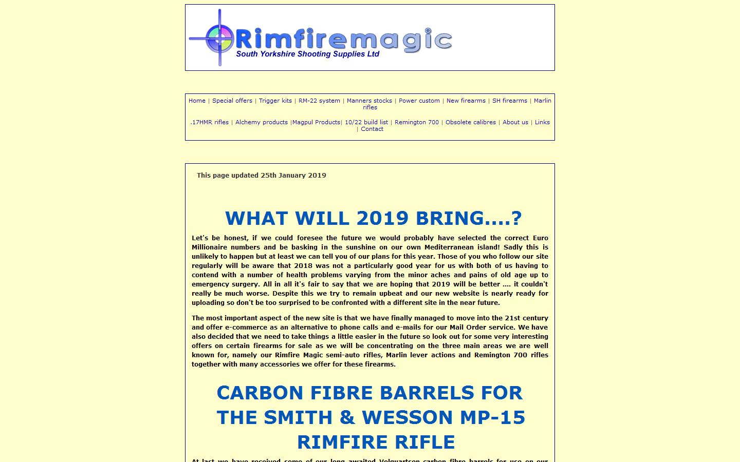 South Yorkshire Shooting Supplies Ltd Website