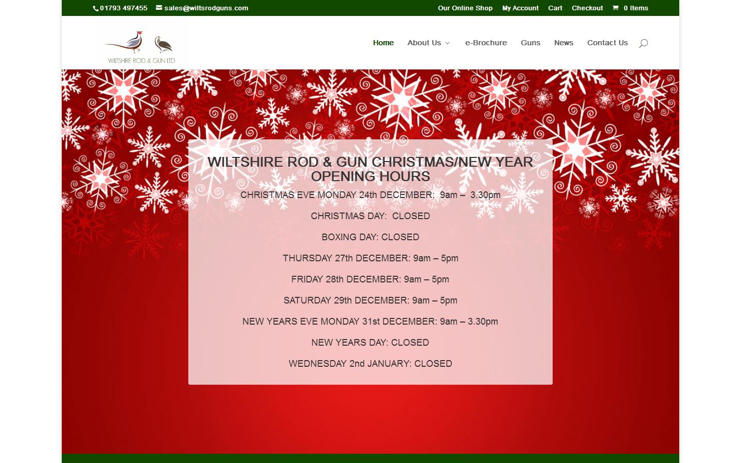 Wiltshire Rod & Gun Ltd Website