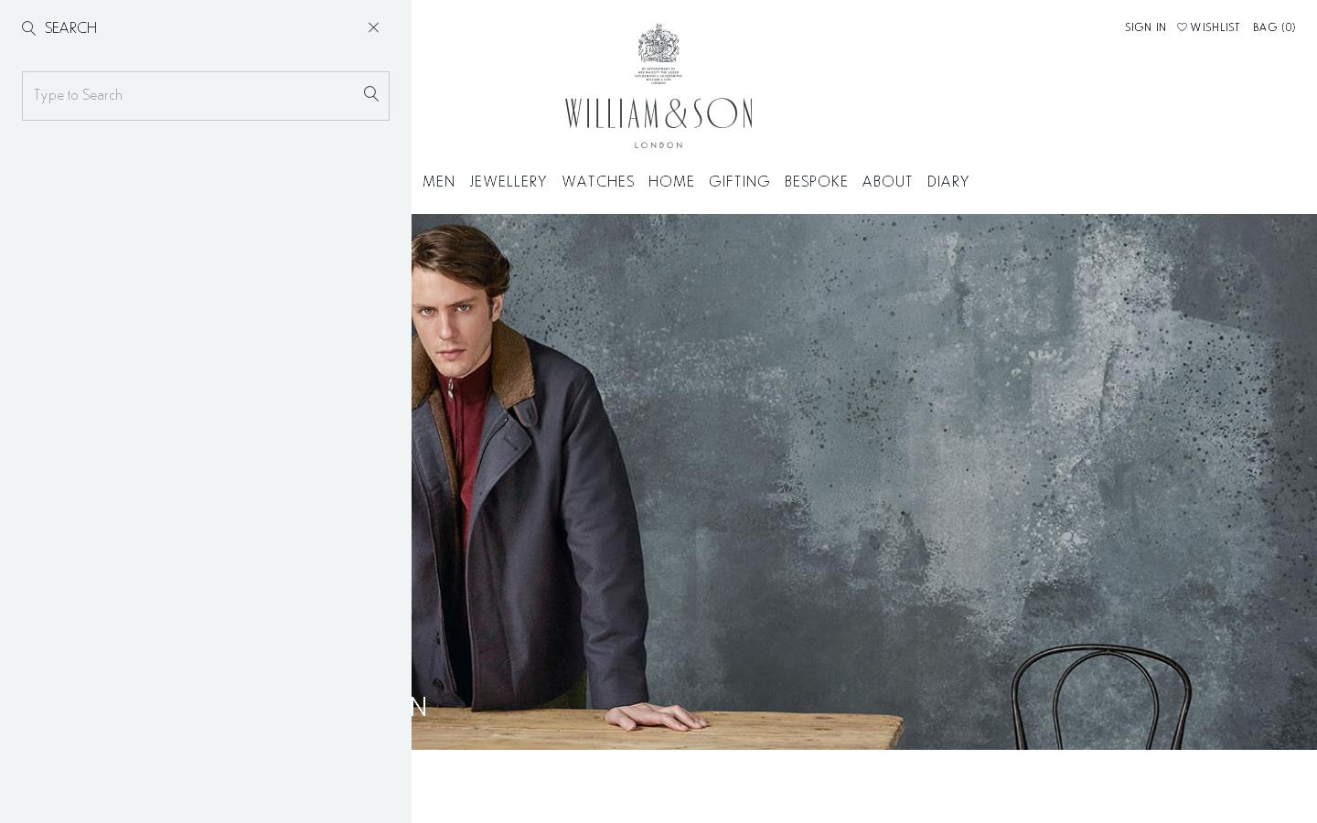 William & Son Website