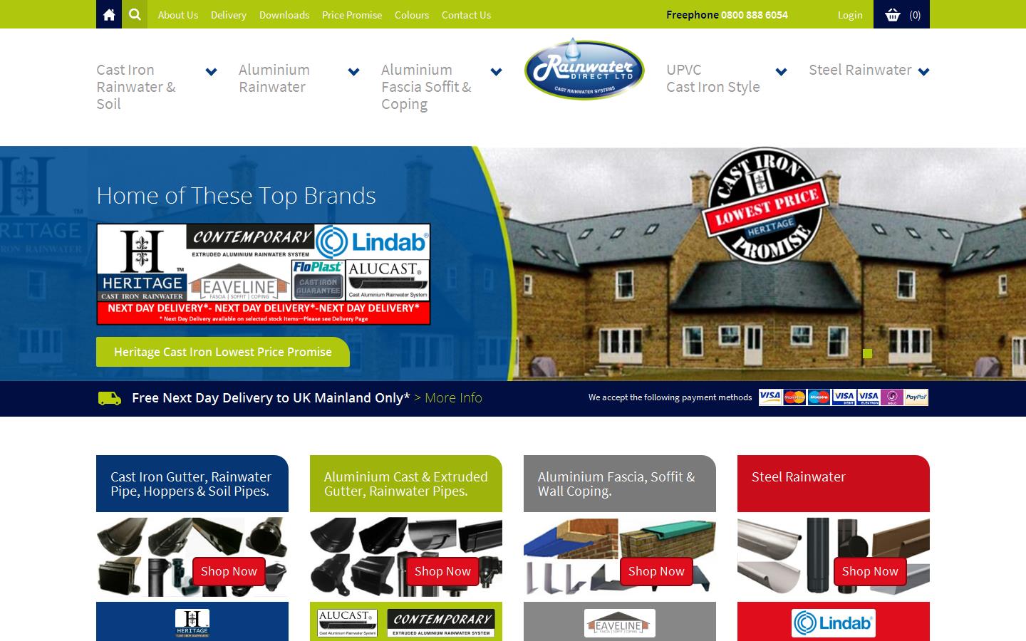 Rainwater Direct Ltd Website