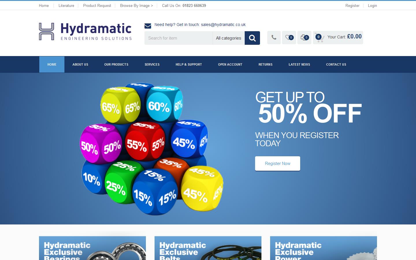 Hydramatic Engineering Solutions Website