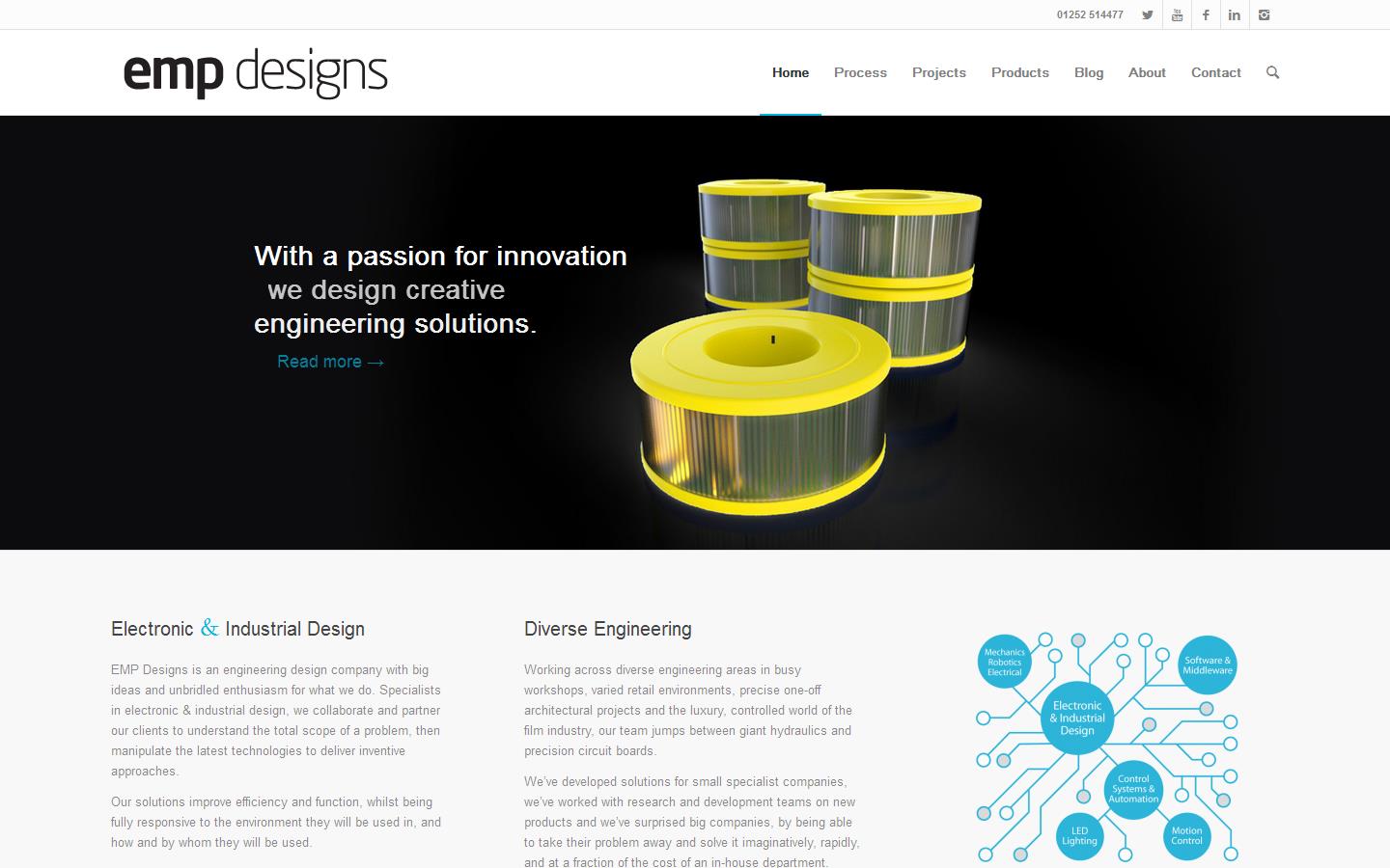 E M P Designs Website