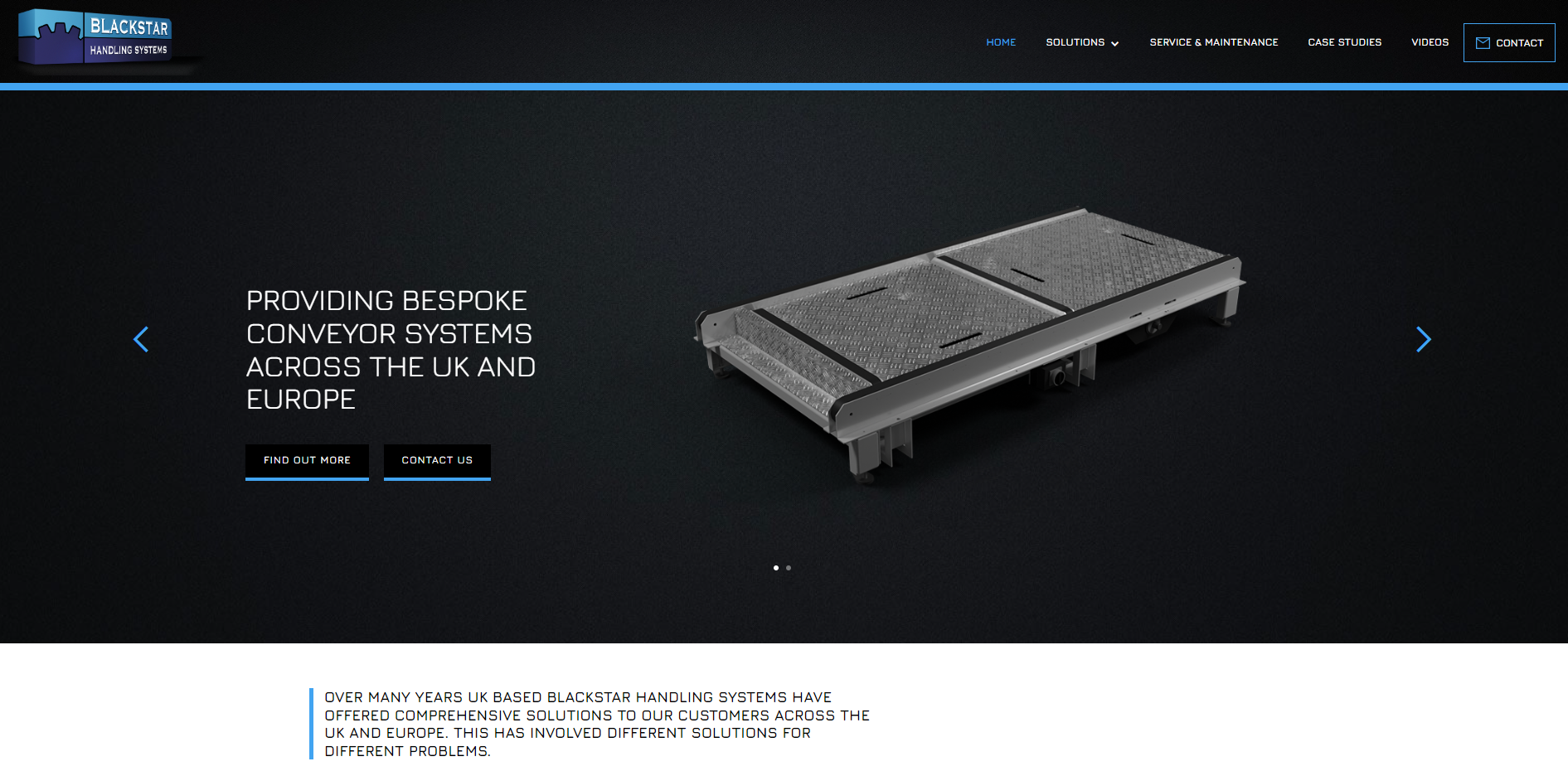Blackstar Handling Systems Website