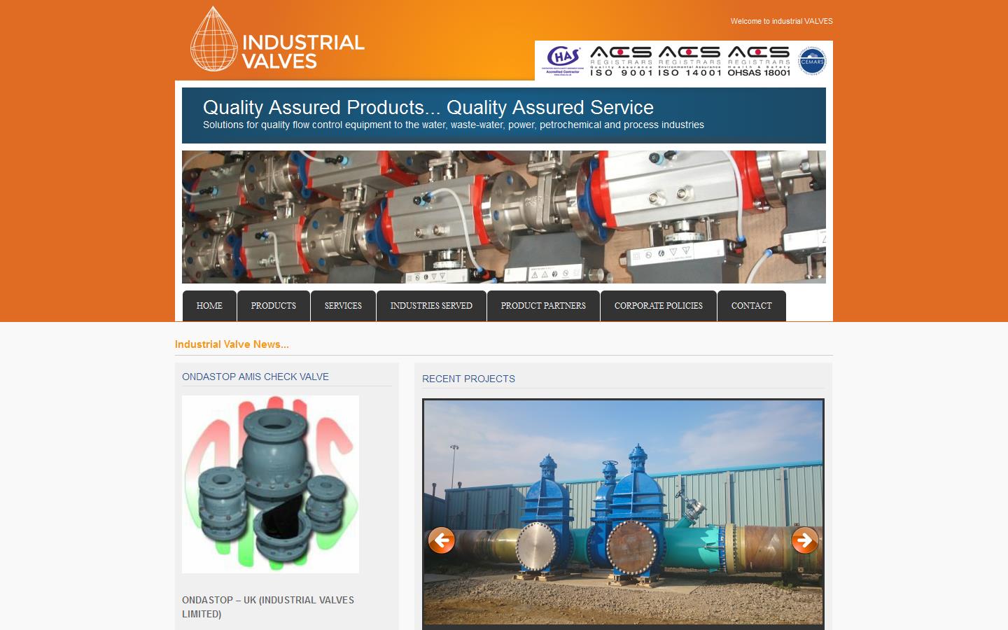Industrial Valves Website