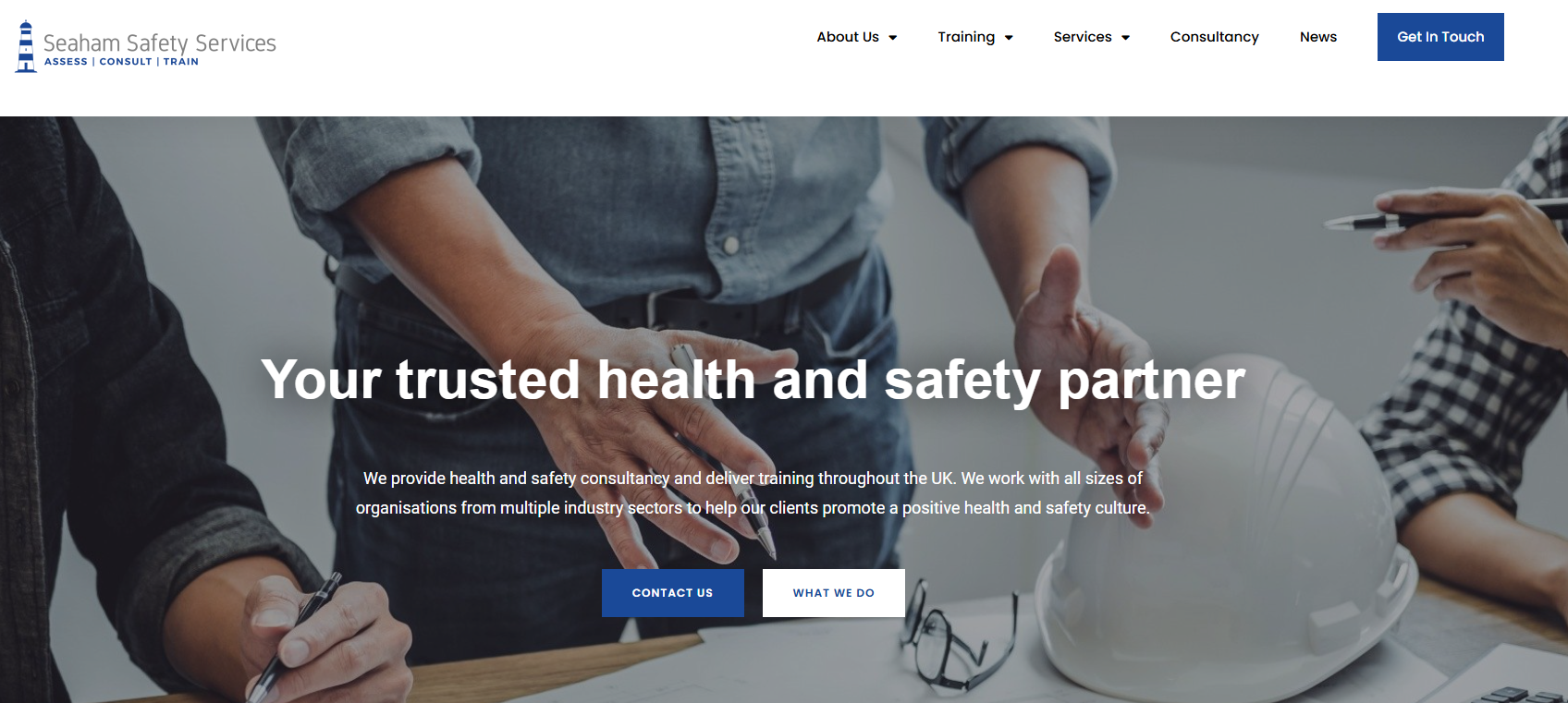 Seaham Safety Services Ltd Website