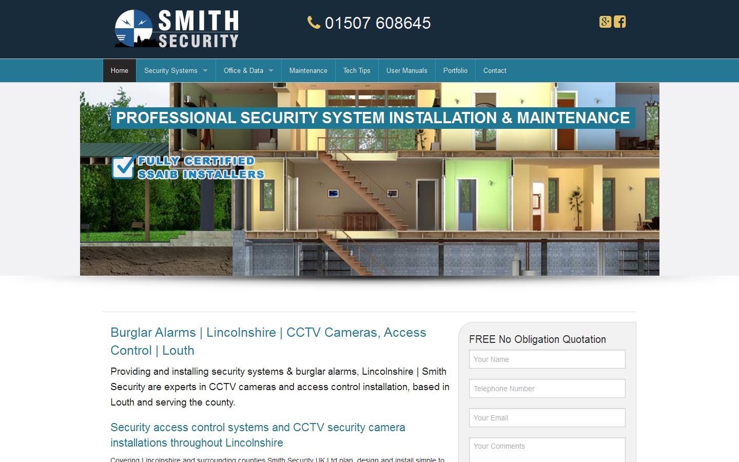 Smith Security UK Ltd Website