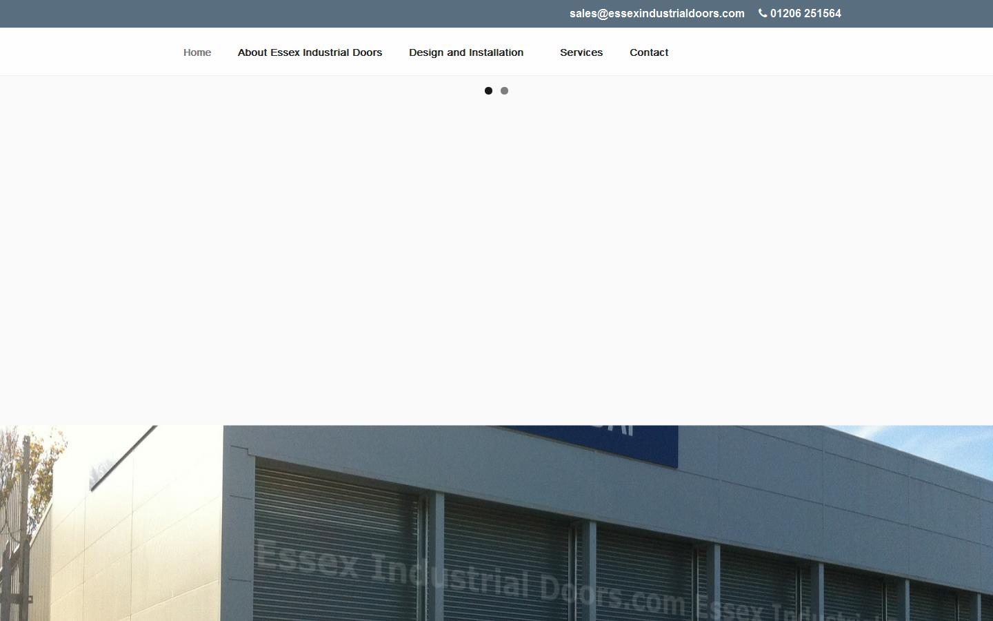 Essex Industrial Doors Ltd Website