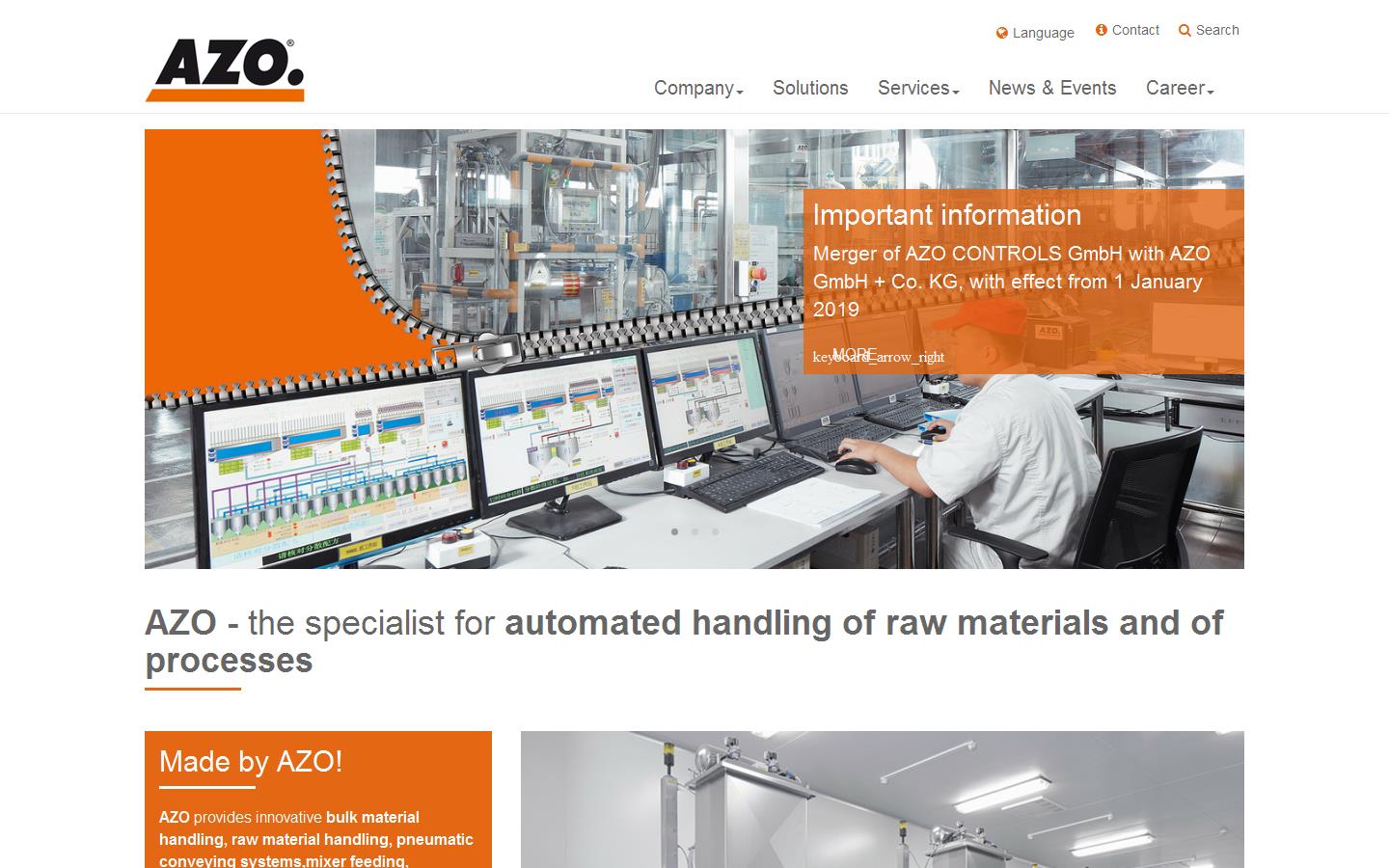 Azo UK Ltd Website
