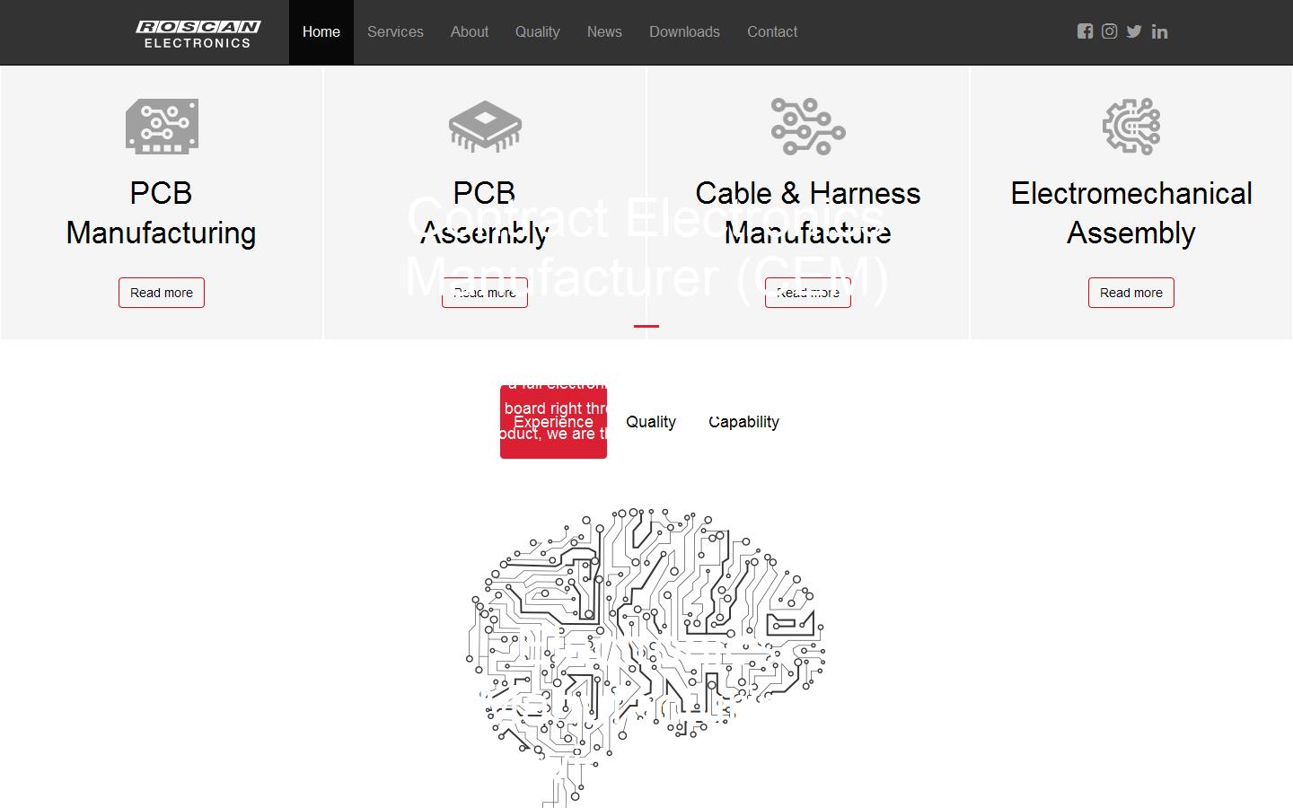 Roscan Electronics Website