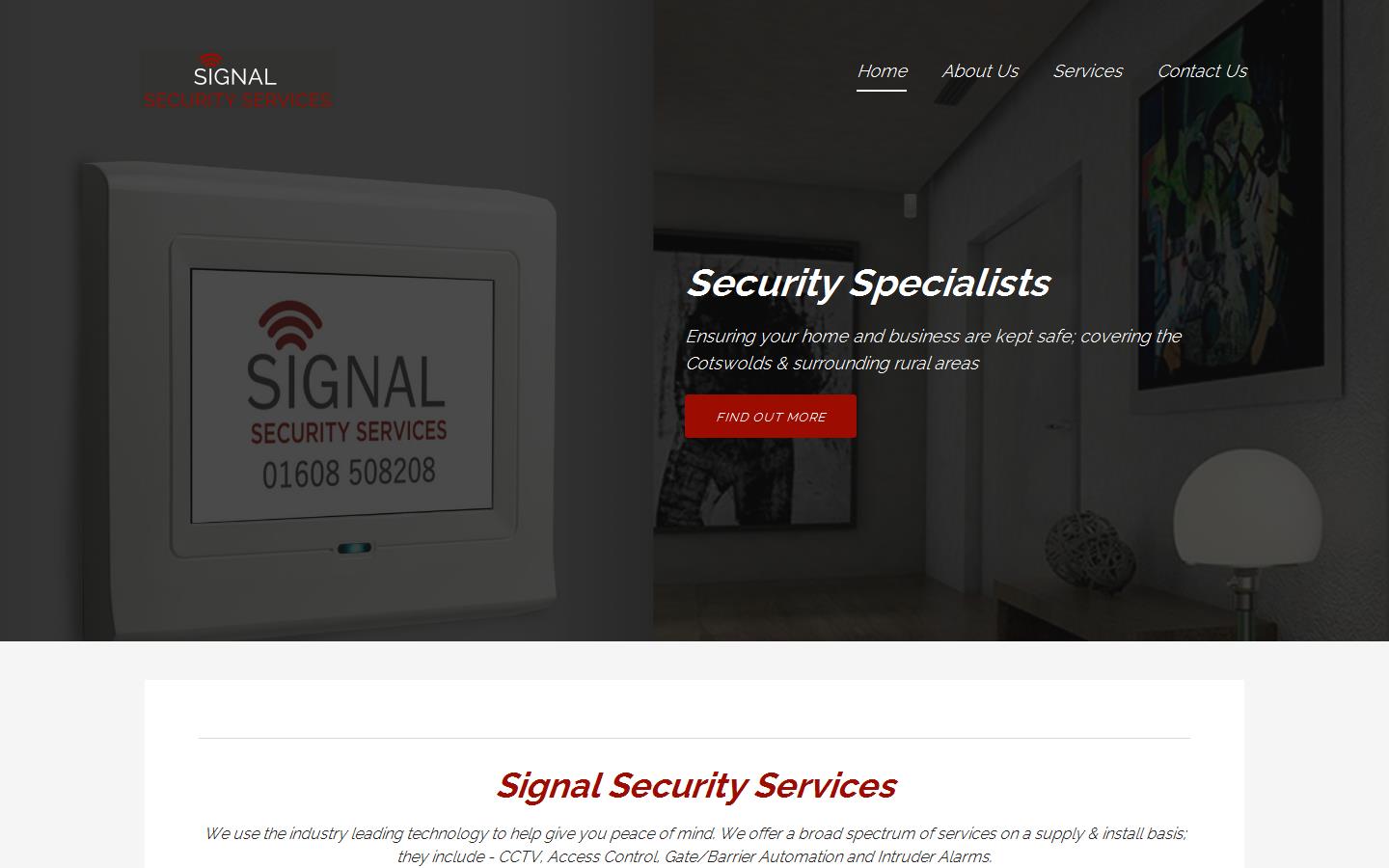 Signal Security Website