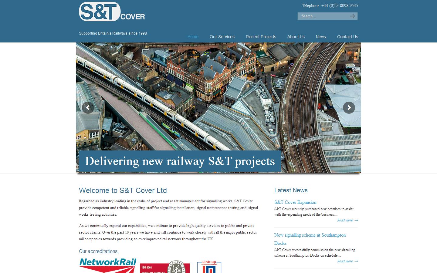 S & T Cover Website