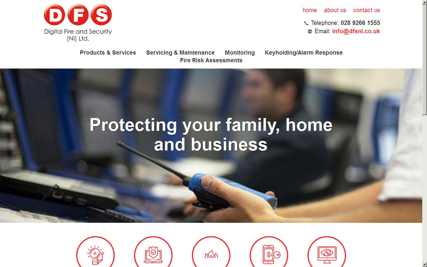 Digital Fire & Security Website