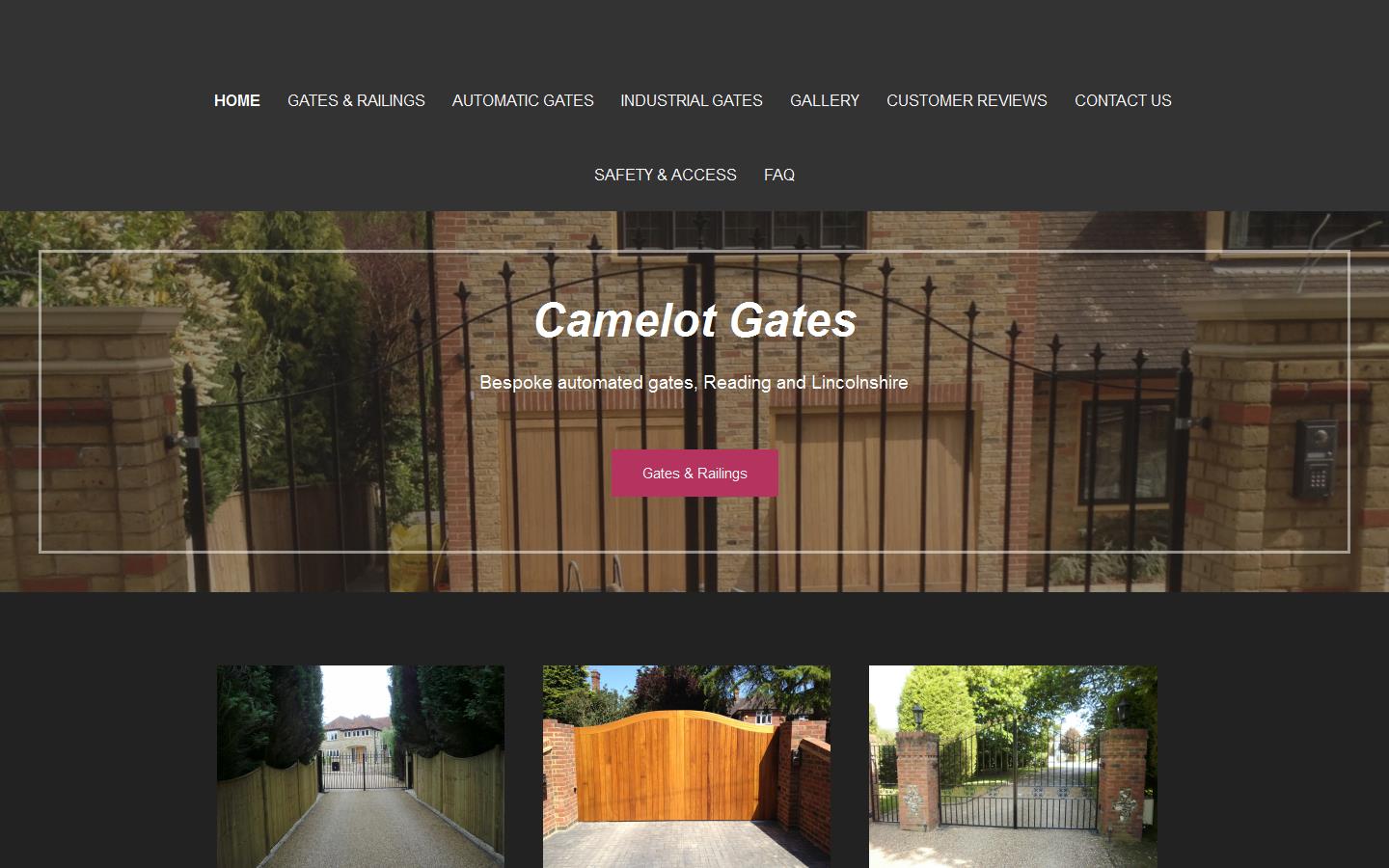 Camelot Gates Website
