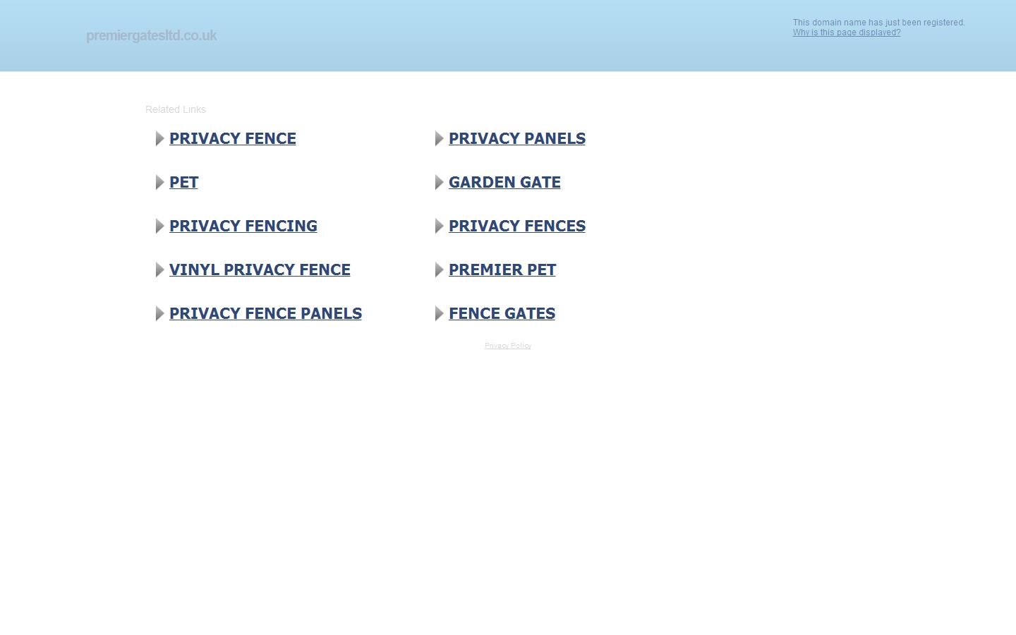 Premier Gates Ltd Website