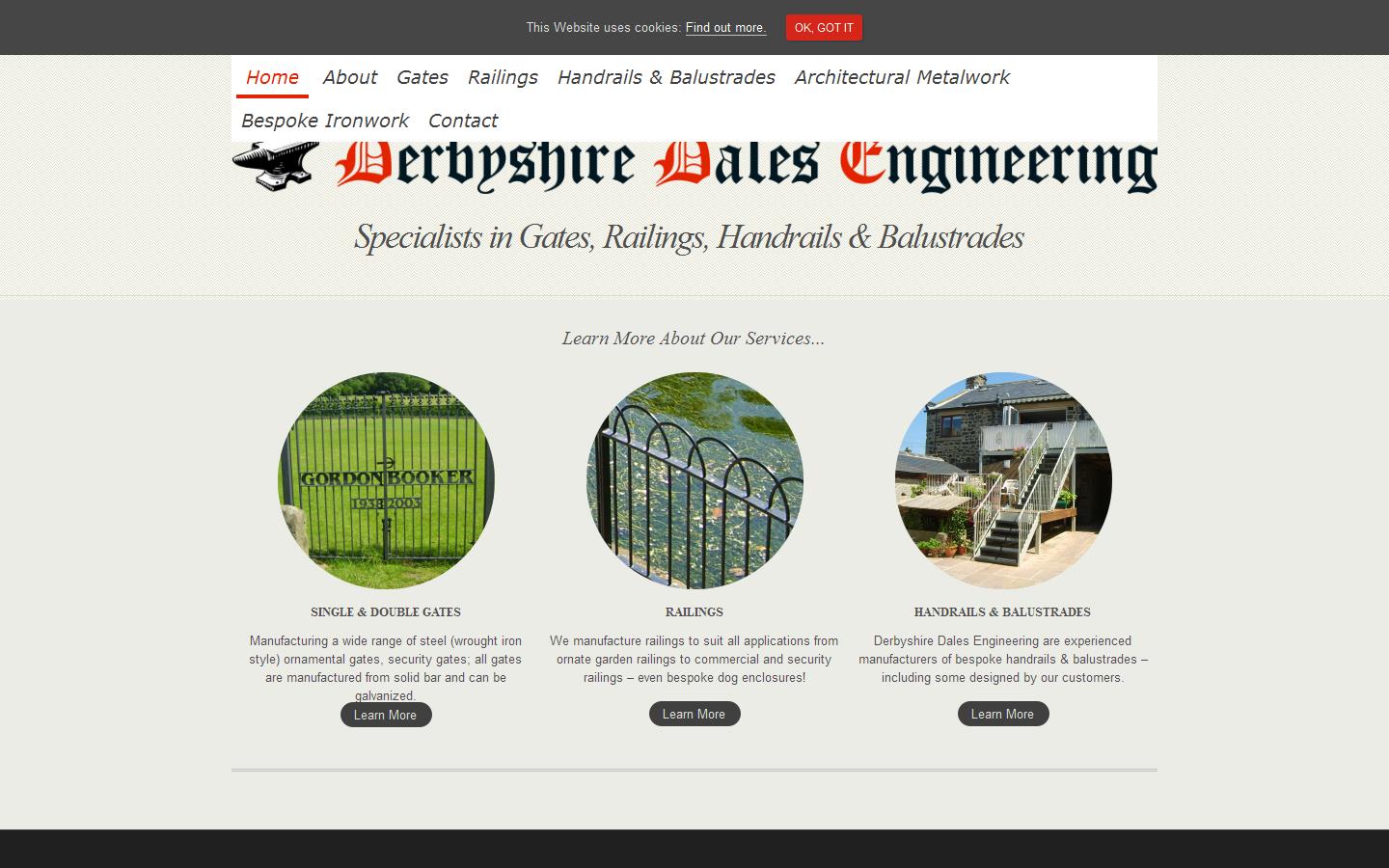 Derbyshire Dales Engineering Website