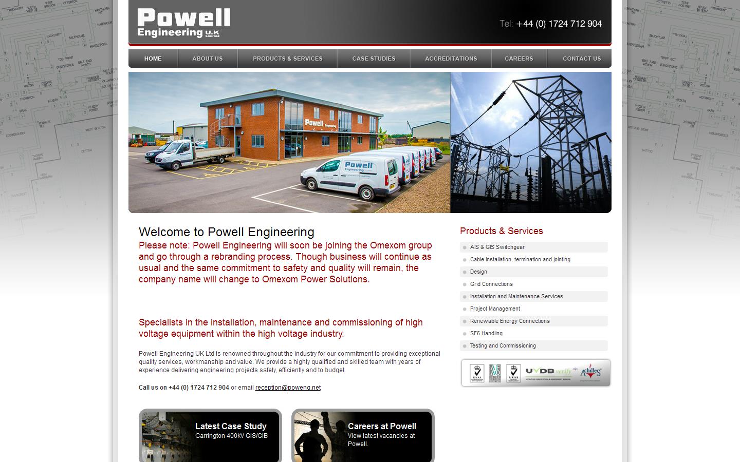 Powell Engineering UK Ltd Website