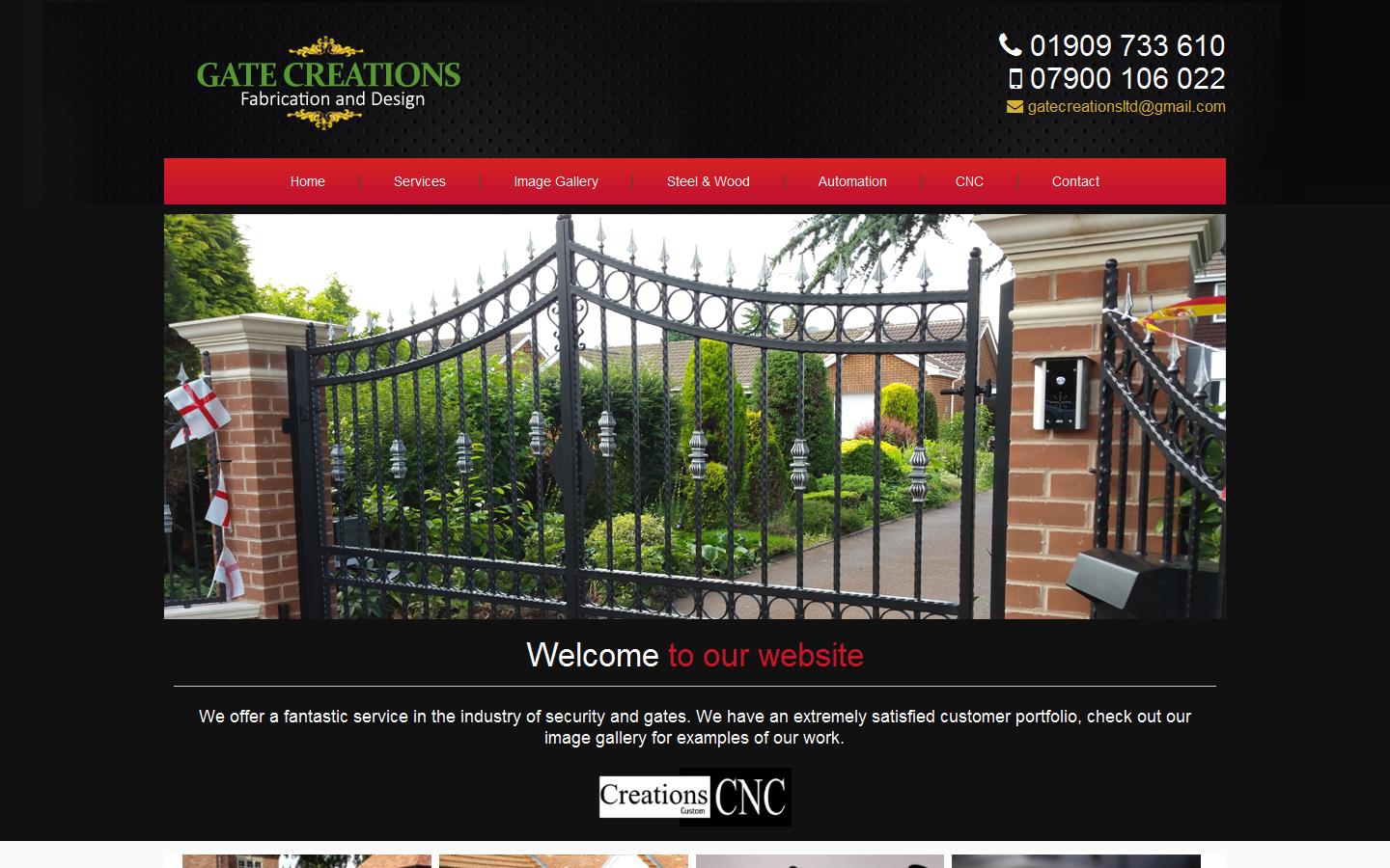 Gate Creations Website