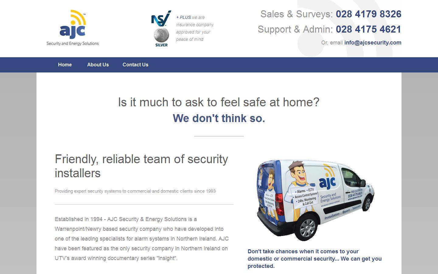 AJC Security & Energy Solutions Website