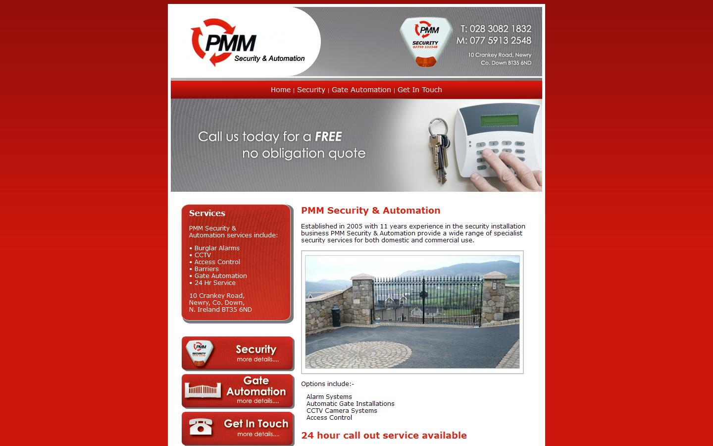 P M M Security Website