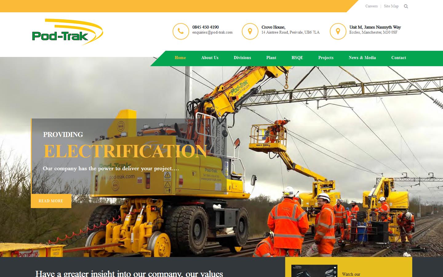 Pod-trak Ltd Website