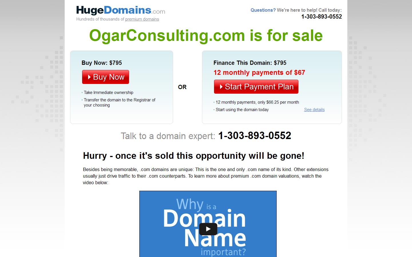 Ogar Consulting Ltd Website
