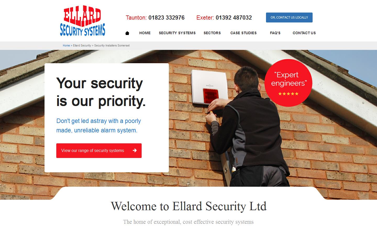 Ellard Security Systems Ltd Website