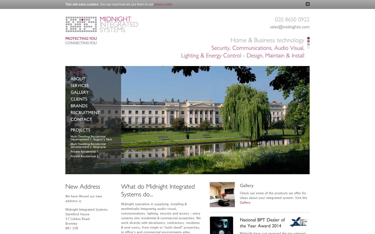 Midnight Integrated Systems Website