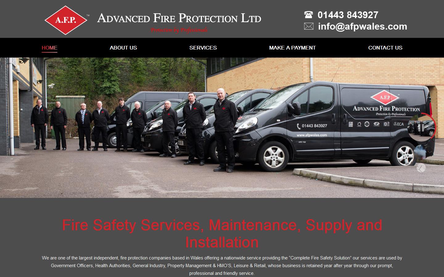 Advanced Fire Protection Ltd Website