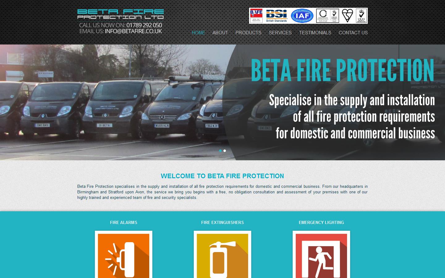 Beta Fire Protection Ltd Website