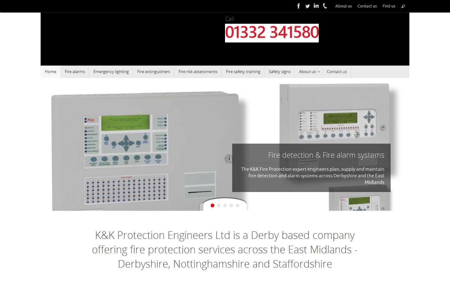 K & K Fire Protection Engineers Ltd Website