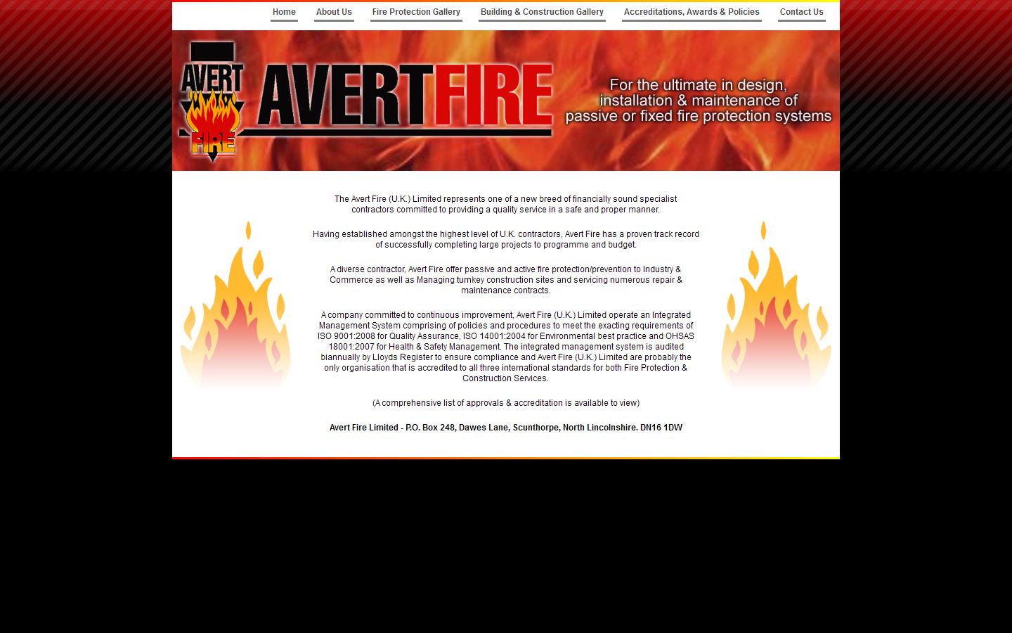 Avert Fire Group Website