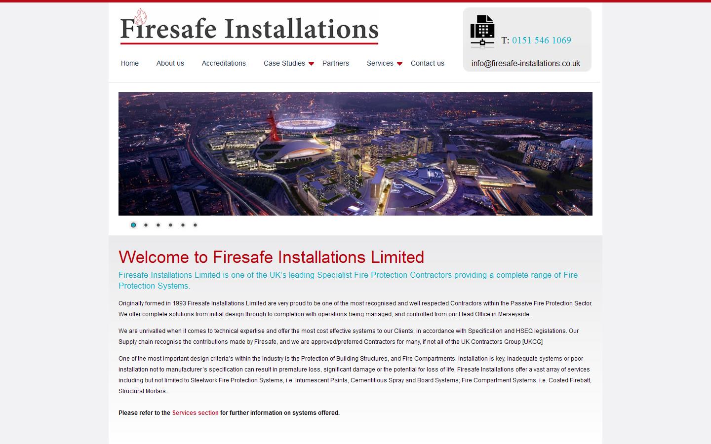 Firesafe Installations Website