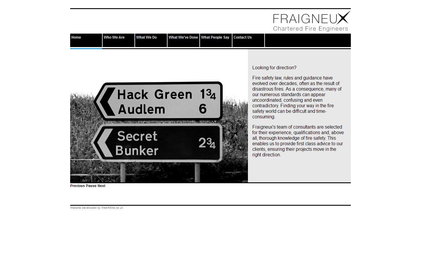 Fraigneux Website