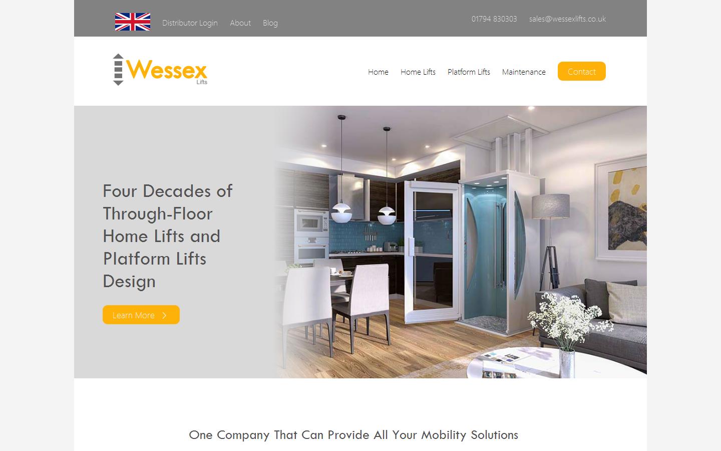 Wessex Lift Company Ltd Website
